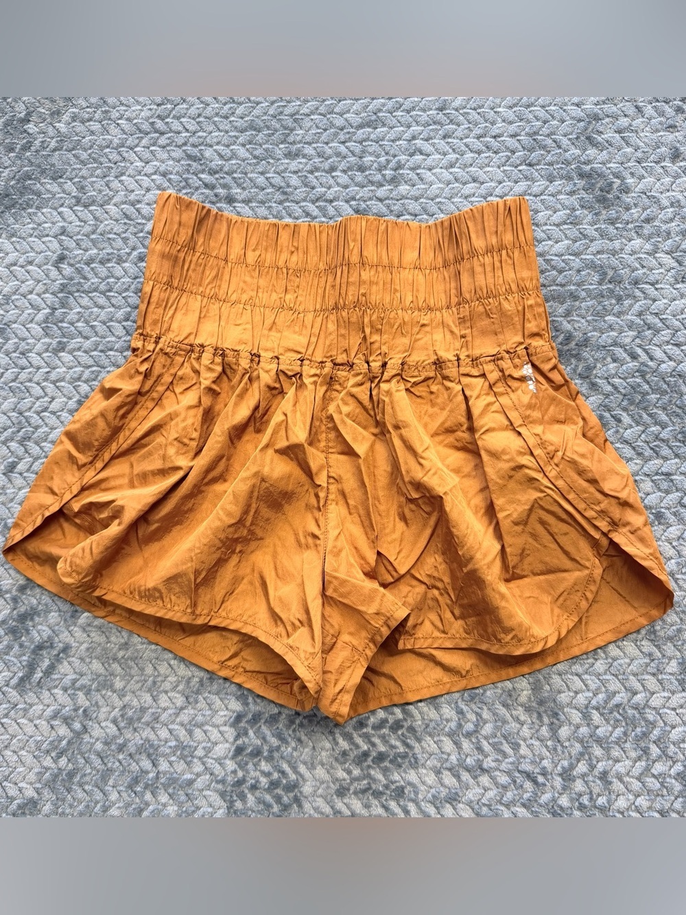 Free People Movement The Way Home Shorts in Rust Orange Size Medium
